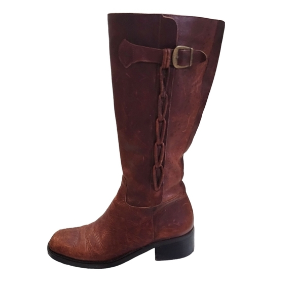 Civico Brazilian Made Leather Riding Brown Boots - 8M - Picture 1 of 10